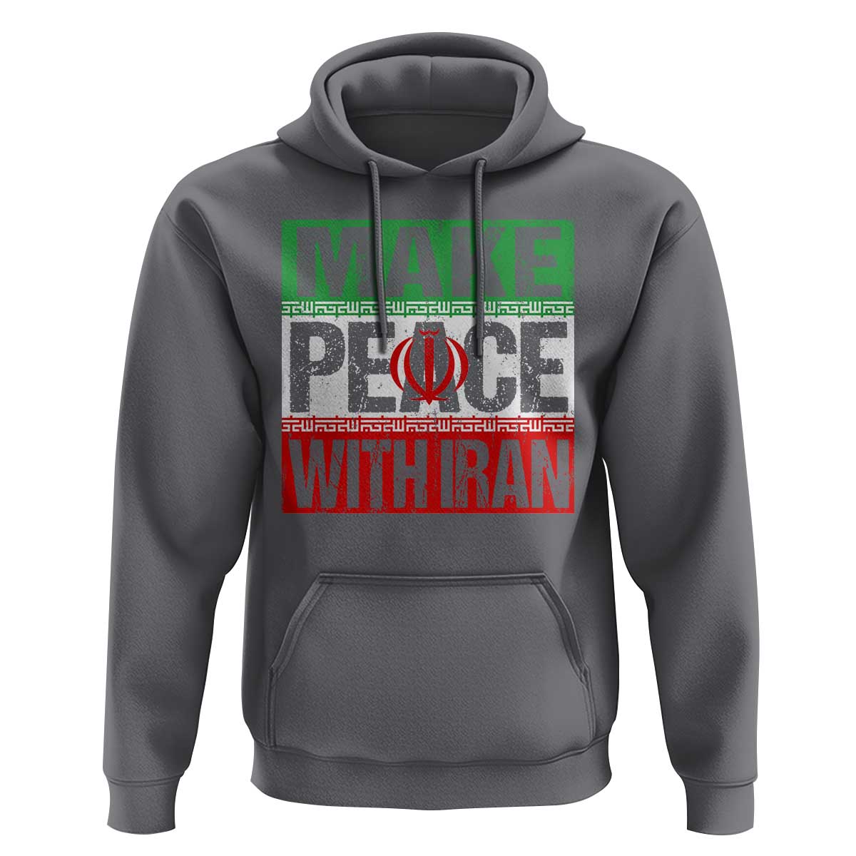 Make Peace With Iran Hoodie Peace Pacifist Stop War In Middle East