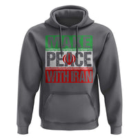Make Peace With Iran Hoodie Peace Pacifist Stop War In Middle East