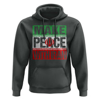 Make Peace With Iran Hoodie Peace Pacifist Stop War In Middle East