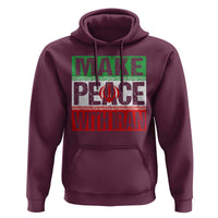 Make Peace With Iran Hoodie Peace Pacifist Stop War In Middle East