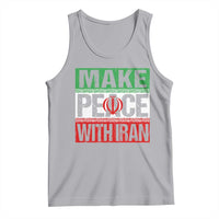Make Peace With Iran Tank Top Peace Pacifist Stop War In Middle East