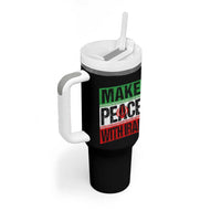 Make Peace With Iran Tumbler With Handle Peace Pacifist Stop War In Middle East