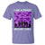 I Am A Proud Military Child T Shirt Military Child Month Purple Camouflage Flag