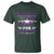 Purple Up For Military Kids T Shirt Vintage American Flag Fights