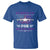 Purple Up For Military Kids T Shirt Vintage American Flag Fights