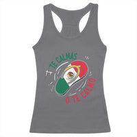 Funny Te Calmas O Te Calmo Racerback Tank Top Mexican Mother's Day
