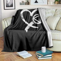 Sobriety Heart Sober Anniversary Alcoholic Abstinence Throw Blanket