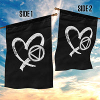 Sobriety Heart Sober Anniversary Alcoholic Abstinence Garden Flag