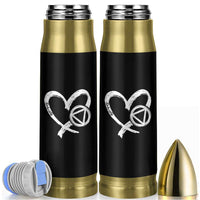 Sobriety Heart Sober Anniversary Alcoholic Abstinence Bullet Tumbler