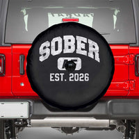 Sober AF 2026 AA Recovery Achiever Sobriety Anniversary Spare Tire Cover