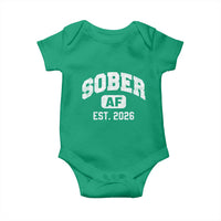 Sober AF 2026 AA Recovery Achiever Sobriety Anniversary Baby Onesie