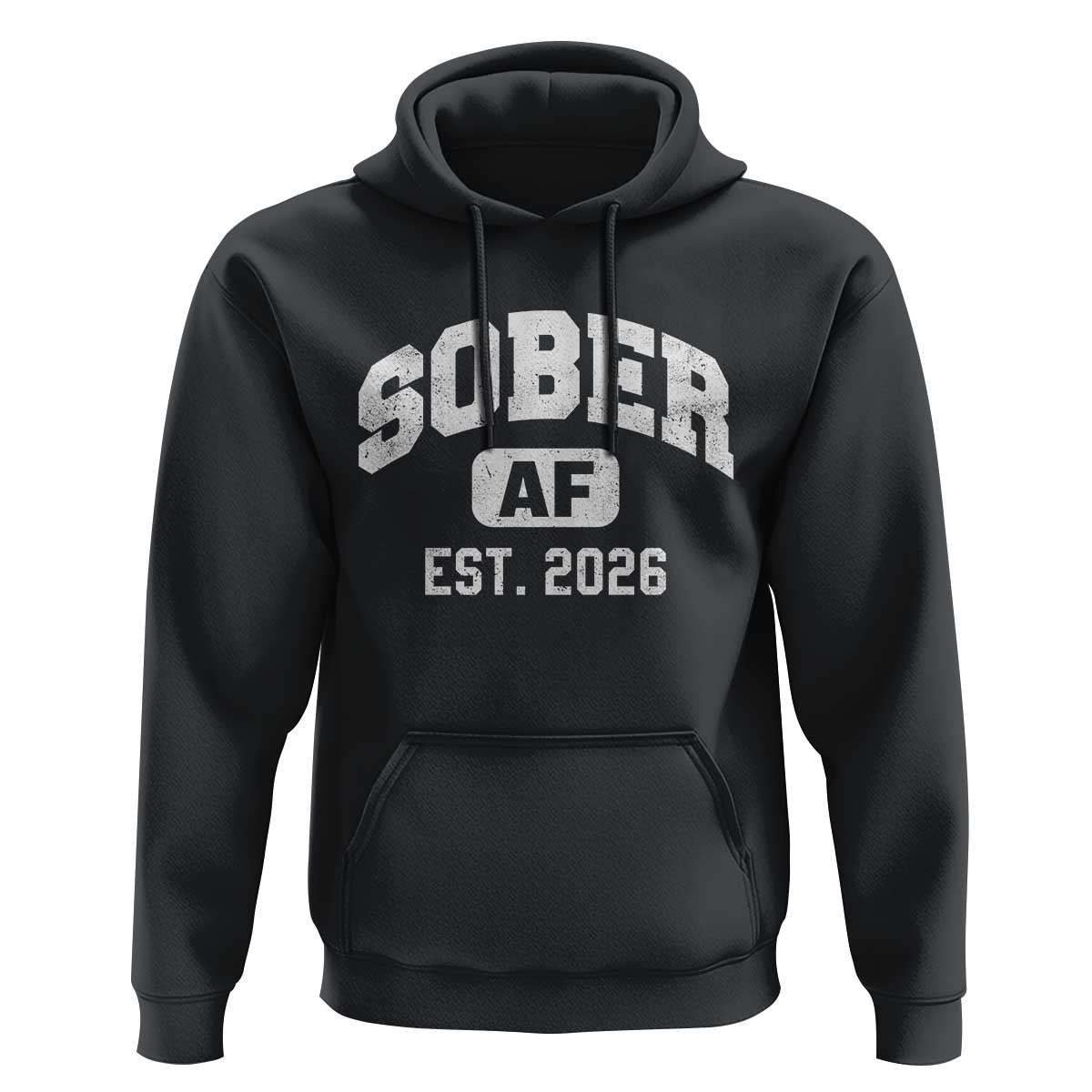 Sober AF 2026 AA Recovery Achiever Sobriety Anniversary Hoodie