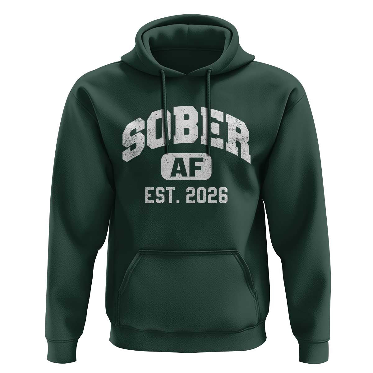 Sober AF 2026 AA Recovery Achiever Sobriety Anniversary Hoodie