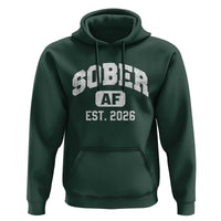 Sober AF 2026 AA Recovery Achiever Sobriety Anniversary Hoodie