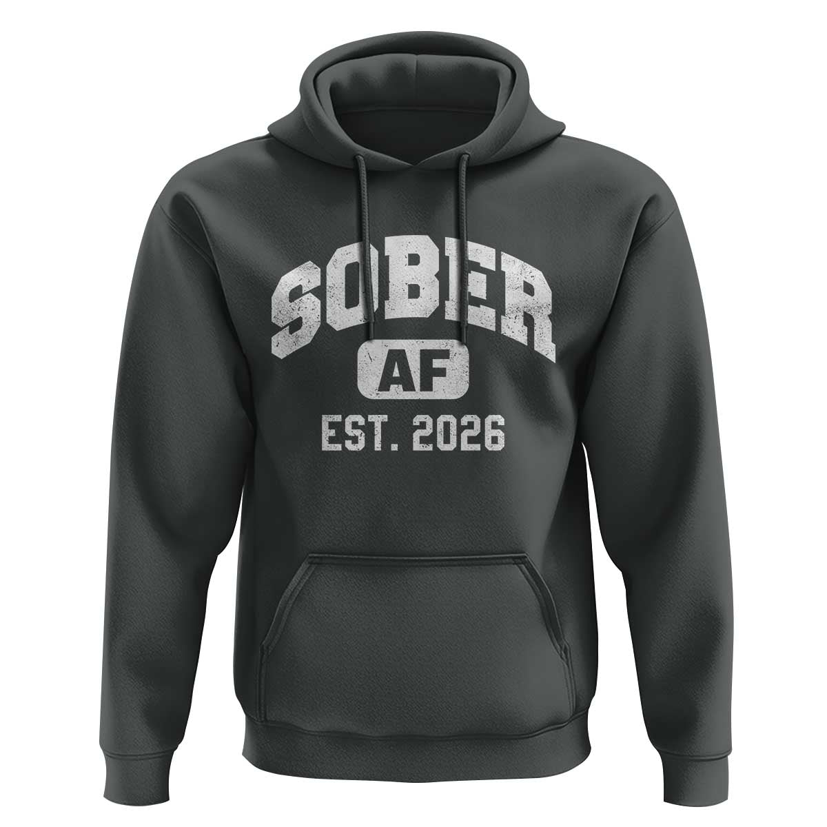 Sober AF 2026 AA Recovery Achiever Sobriety Anniversary Hoodie