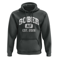 Sober AF 2026 AA Recovery Achiever Sobriety Anniversary Hoodie