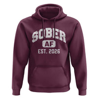 Sober AF 2026 AA Recovery Achiever Sobriety Anniversary Hoodie