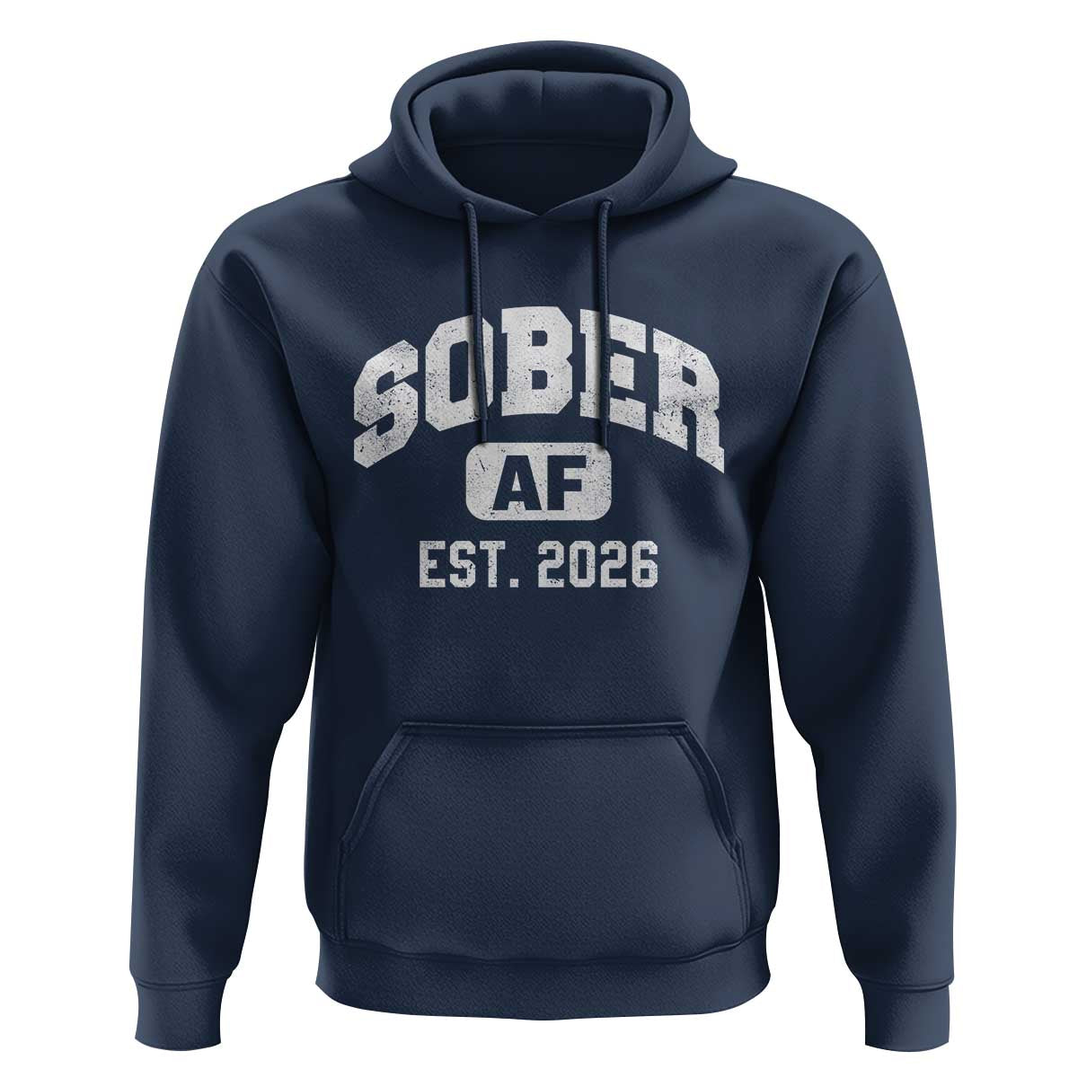 Sober AF 2026 AA Recovery Achiever Sobriety Anniversary Hoodie