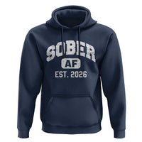 Sober AF 2026 AA Recovery Achiever Sobriety Anniversary Hoodie
