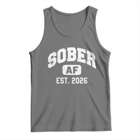Sober AF 2026 AA Recovery Achiever Sobriety Anniversary Tank Top