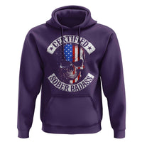 Certified Sober Badass Hoodie Sobriety Alcohol Fighters Vintage Skull