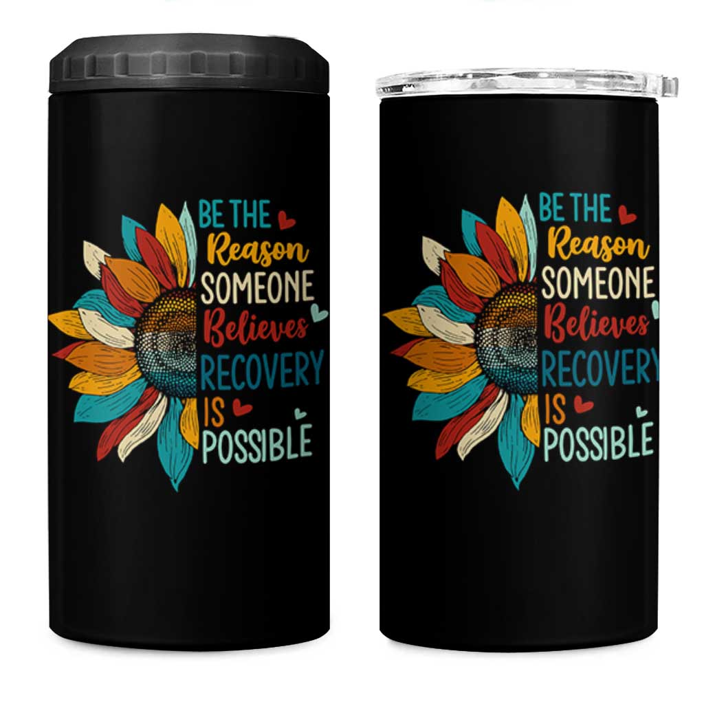 Sober Recover 4 in 1 Can Cooler Tumbler Be The Reason Someone Believes Recovery Is Possible
