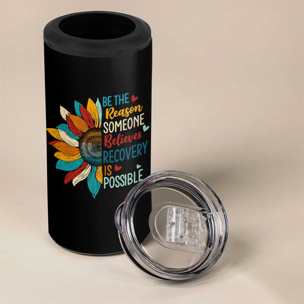 Sober Recover 4 in 1 Can Cooler Tumbler Be The Reason Someone Believes Recovery Is Possible
