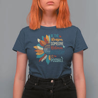 Sober Recover T Shirt For Women Be The Reason Someone Believes Recovery Is Possible