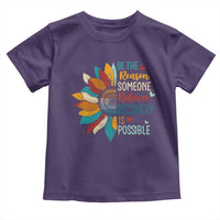 Sober Recover Toddler T Shirt Be The Reason Someone Believes Recovery Is Possible