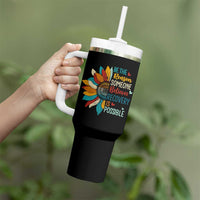 Sober Recover Tumbler With Handle Be The Reason Someone Believes Recovery Is Possible