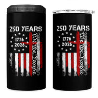 250 Years America Anniversary Christian USA Flag 4 in 1 Can Cooler Tumbler