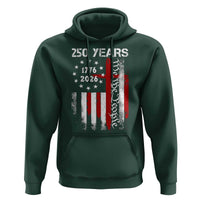 250 Years America Anniversary Christian USA Flag Hoodie