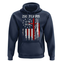 250 Years America Anniversary Christian USA Flag Hoodie