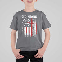 250 Years America Anniversary Christian USA Flag T Shirt For Kid