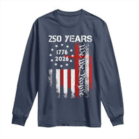 250 Years America Anniversary Christian USA Flag Long Sleeve Shirt
