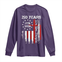 250 Years America Anniversary Christian USA Flag Long Sleeve Shirt