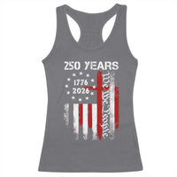 250 Years America Anniversary Christian USA Flag Racerback Tank Top