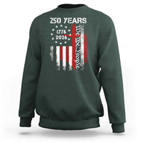 250 Years America Anniversary Christian USA Flag Sweatshirt