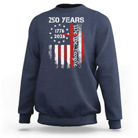 250 Years America Anniversary Christian USA Flag Sweatshirt