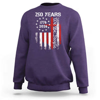 250 Years America Anniversary Christian USA Flag Sweatshirt