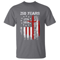 250 Years America Anniversary Christian USA Flag T Shirt