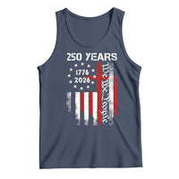 250 Years America Anniversary Christian USA Flag Tank Top