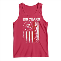 250 Years America Anniversary Christian USA Flag Tank Top
