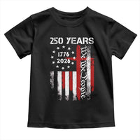 250 Years America Anniversary Christian USA Flag Toddler T Shirt