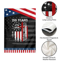 250 Years America Anniversary Christian USA Flag Patriotic Garden Flag