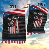 250 Years America Anniversary Christian USA Flag Patriotic Garden Flag