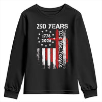 250 Years America Anniversary Christian USA Flag Youth Sweatshirt