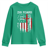 250 Years America Anniversary Christian USA Flag Youth Sweatshirt
