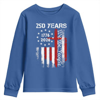 250 Years America Anniversary Christian USA Flag Youth Sweatshirt