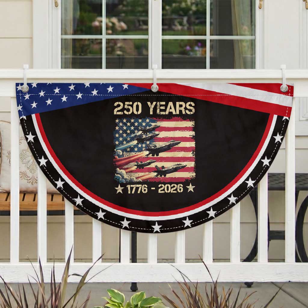 USA 250 Years 1776 2026 Jets Trail American Flag Patriotic Fan Flag
